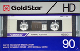 Compact Cassette Goldstar HD 90 Type I Normal 1987 North America