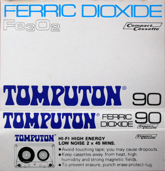Compact Cassette Tomputon 90 Type I Normal Unknown Country