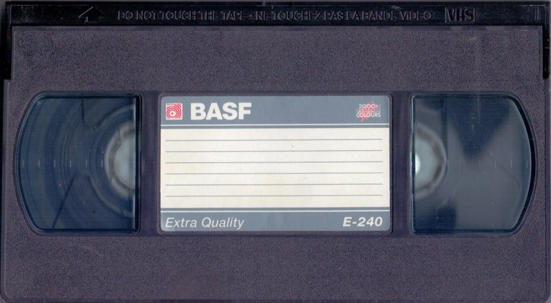 VHS, Video Home System BASF Extra Quality 240 "2000x Fantastic Colors" Type II Chrome 1989 Europe