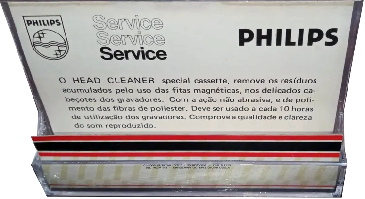 Compact Cassette Philips Cleaning Cassette 1979 Latin America