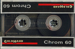 Compact Cassette GoldHand 60 Type II Chrome Hong Kong
