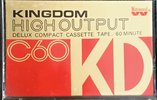 Compact Cassette Winswood KD 60 "Kingdom" Type I Normal 1979 Japan