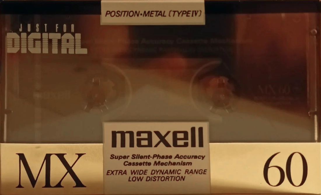 Compact Cassette Maxell MX 60 Type IV Metal 1990 Japan