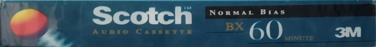 Compact Cassette Scotch BX 60 Type I Normal 1993 Worldwide