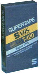 VHS, Video Home System SUPERTAPE 120 "MLC T-120" Type I Normal 1992 USA