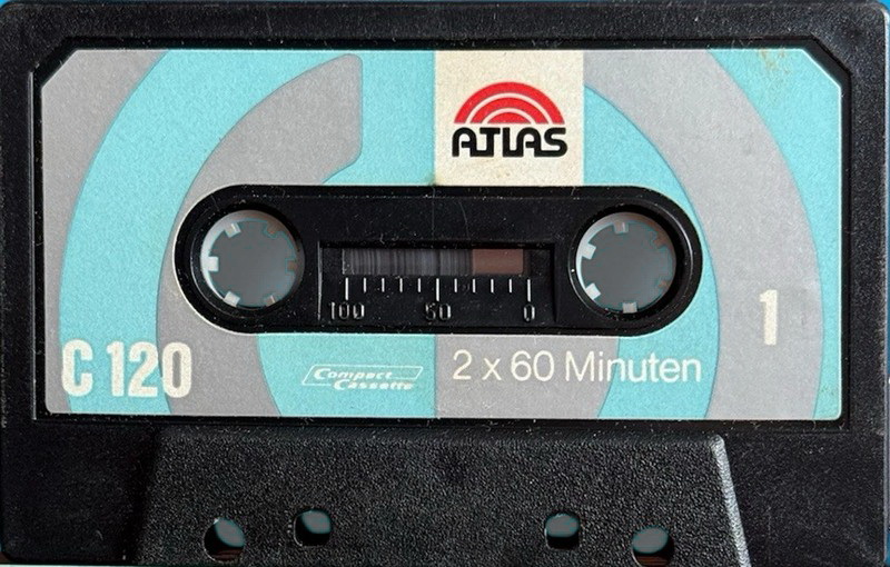 Compact Cassette Atlas 120 Type II Chrome 1976 Germany