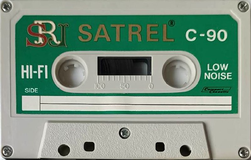 Compact Cassette Satrel 90 Type I Normal 1980 Hong Kong