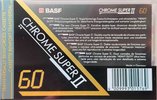 Compact Cassette BASF Chrome Super II 60 Type II Chrome 1991 Europe