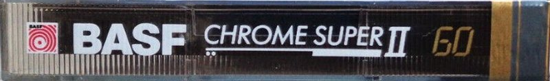 Compact Cassette BASF Chrome Super II 60 Type II Chrome 1991 Germany