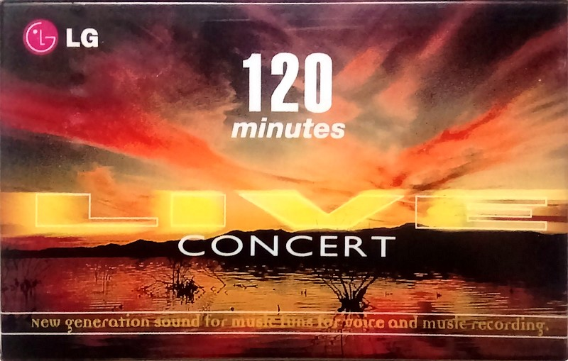 Compact Cassette LG Live Concert 120 Type I Normal 1997 Japan