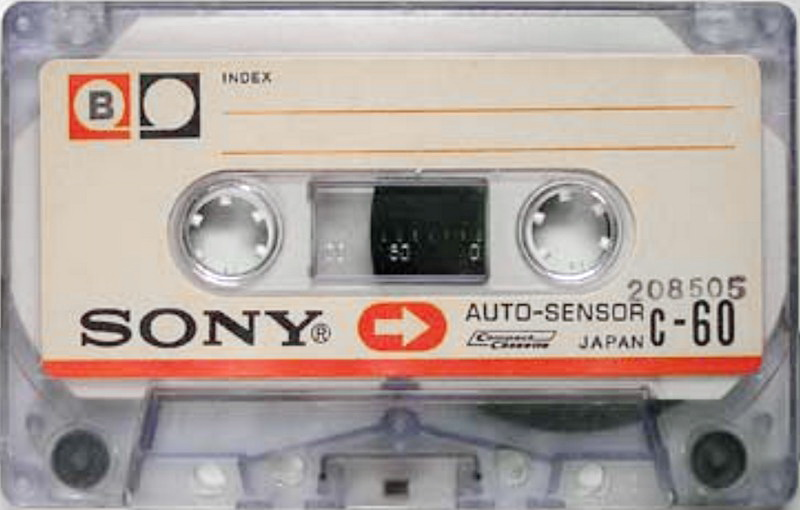 Compact Cassette Sony Auto-Sensor 60 Type I Normal 1968 USA