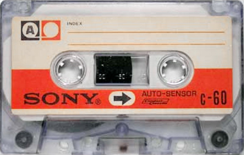 Compact Cassette Sony Auto-Sensor 60 Type I Normal 1968 USA