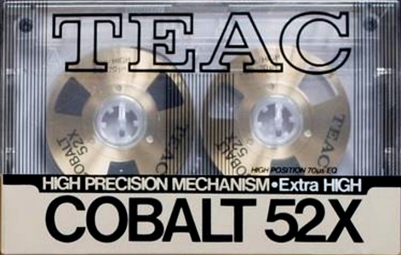 Compact Cassette Teac COBALT 52 "52X" Type II Chrome 1986 Japan