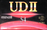 Compact Cassette Maxell UDII / UD2 54 "UD2-54G" Type II Chrome 1994 Japan