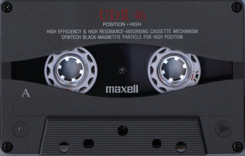 Compact Cassette Maxell UDII / UD2 46 "UD2-46G" Type II Chrome 1994 Japan