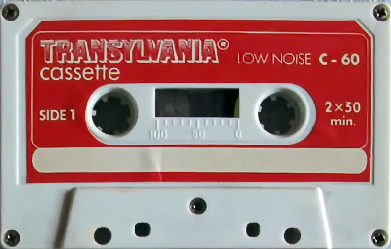 Compact Cassette Transylvania 60 Type I Normal 1980 Hong Kong