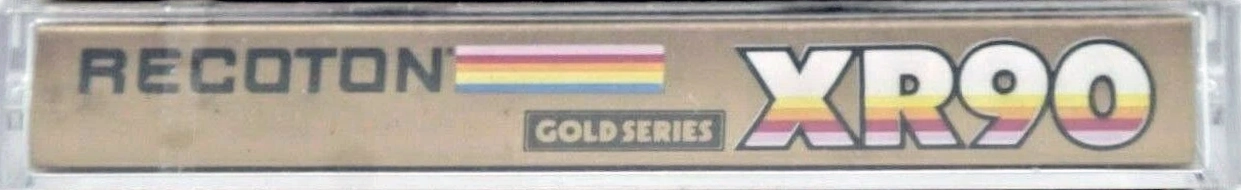 Compact Cassette Recoton XR 90 Type I Normal 1988 USA