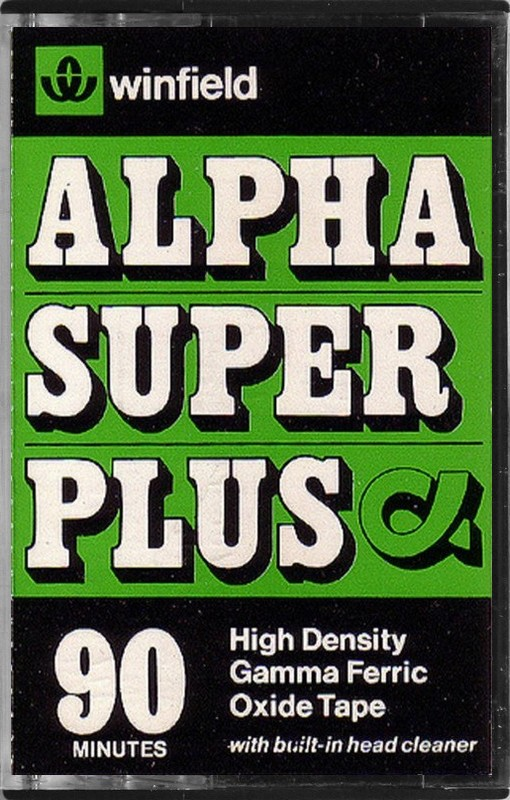 Compact Cassette Winfield Alpha Super Plus 90 Type I Normal 1979 UK