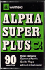 Compact Cassette Winfield Alpha Super Plus 90 Type I Normal 1979 UK