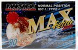 Compact Cassette Maksada MAX Ferro 90 Type I Normal 1998 Worldwide