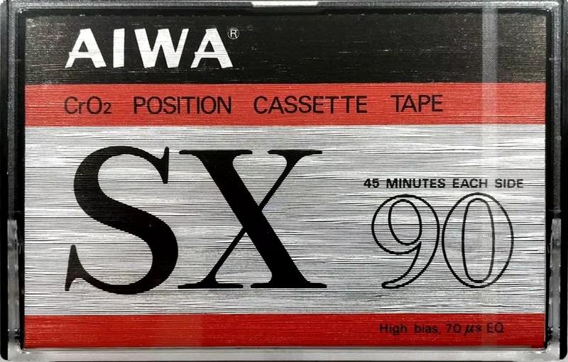 Compact Cassette Aiwa SX 90 Type II Chrome 1979 Japan