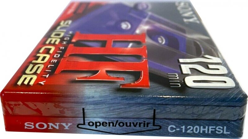 Compact Cassette Sony HF 120 "C-120HFSL" Type I Normal 1999 North America