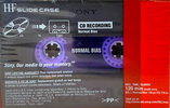 Compact Cassette Sony HF 120 "C-120HFSL" Type I Normal 1999 North America