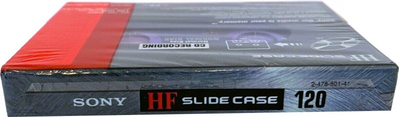Compact Cassette Sony HF 120 "C-120HFSL" Type I Normal 1999 North America