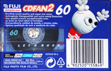 Compact Cassette Fuji CDFAN 60 "CDFAN2 60 A" Type II Chrome 1998 Europe