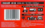 Compact Cassette Maxell UR 90 Type I Normal 2000 North America