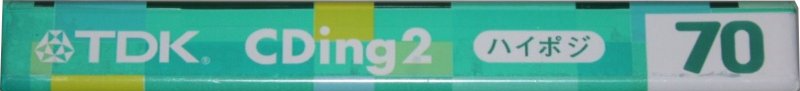 Compact Cassette TDK CDing 2 70 "CD2-70U" Type II Chrome 2002 Japan