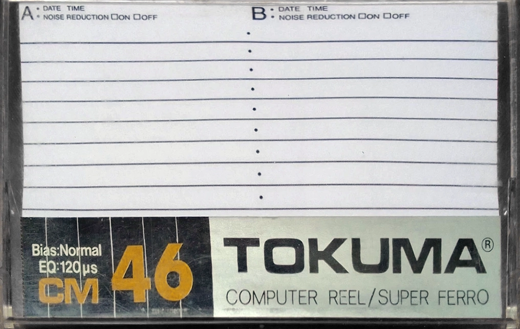 Compact Cassette Tokuma 46 "CM" Type I Normal Unknown Country