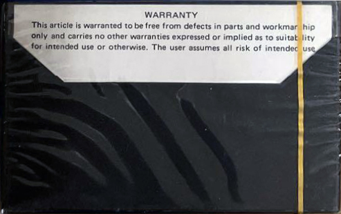 Compact Cassette Universal 10 Type I Normal Unknown Country