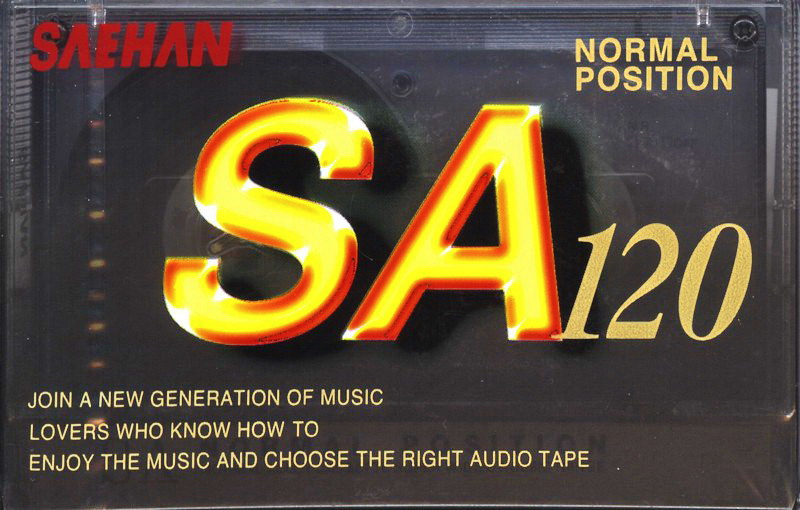 Compact Cassette Saehan SA 120 Type I Normal 1994 Europe