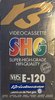 VHS, Video Home System Brinkmann 120 "SHG Super High Grade" Type I Normal Germany