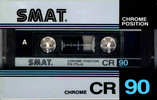 Compact Cassette Smat CR 90 Type II Chrome 1984 Europe