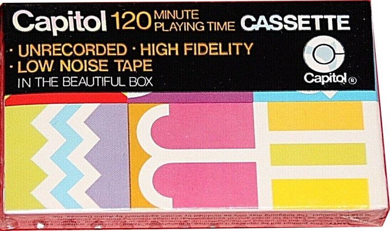 Compact Cassette Capitol Psychedelic Heiroglyphics 120 Type I Normal 1970 USA