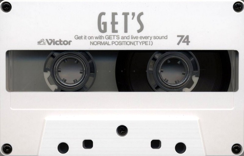 Compact Cassette Victor Gets 74 "GF-G74 WT" Type I Normal 1988 Japan