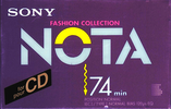 Compact Cassette Sony 74 "NOTA" Type I Normal 1988 Europe