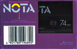 Compact Cassette Sony 74 "NOTA" Type I Normal 1988 Europe