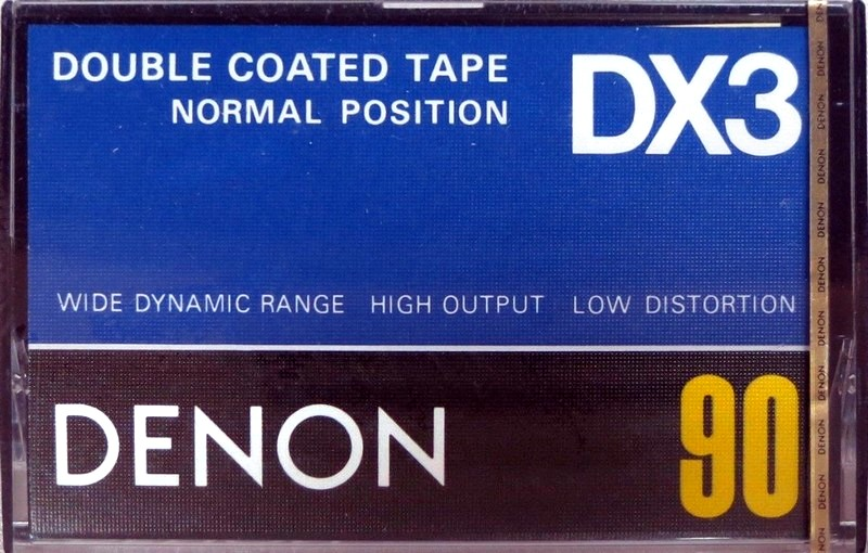 Compact Cassette Denon DX3 90 Type I Normal 1978 Japan