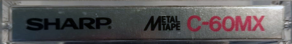 Compact Cassette Sharp MX 60 Type IV Metal 1979 Worldwide