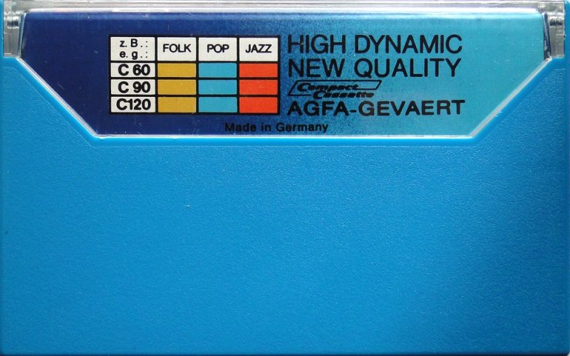 Compact Cassette AGFA Ferrocolor 90 Type I Normal 1978 Europe