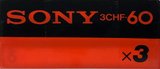 3 pack Sony CHF 60 Type I Normal 1983 Germany