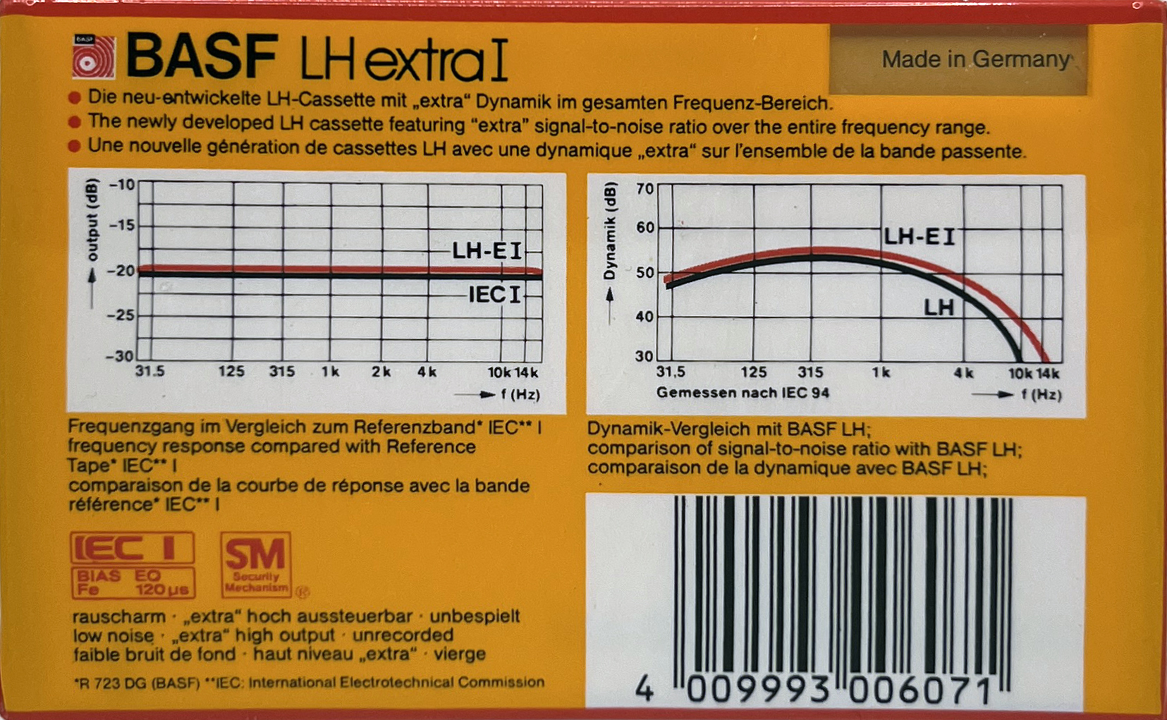 2 pack BASF LH Extra I 60 Type I Normal 1985 Europe