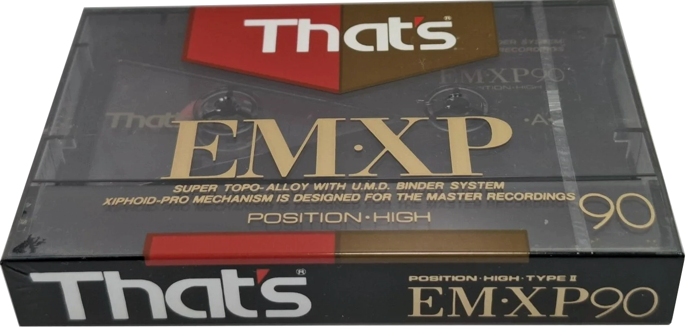 Compact Cassette Thats EM-XP 90 Type II Chrome 1990 Japan
