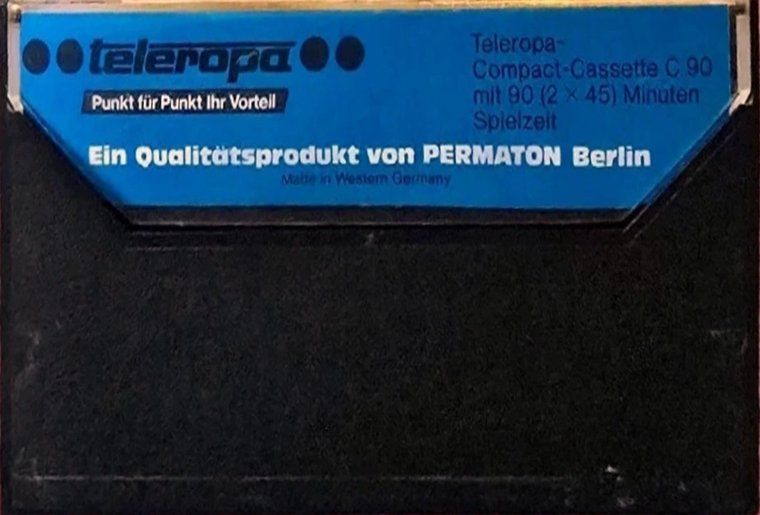 Compact Cassette Teleropa 90 Type I Normal 1980 Germany