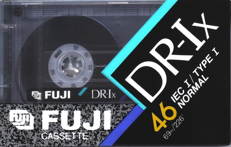 Compact Cassette Fuji DR-Ix 46 Type I Normal 1990 Europe