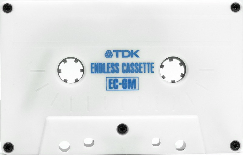 Compact Cassette TDK EC Endless 6 "EC-6M" Endless Cassette 1987 North America