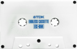 Compact Cassette TDK EC Endless 6 "EC-6M" Endless Cassette 1987 North America